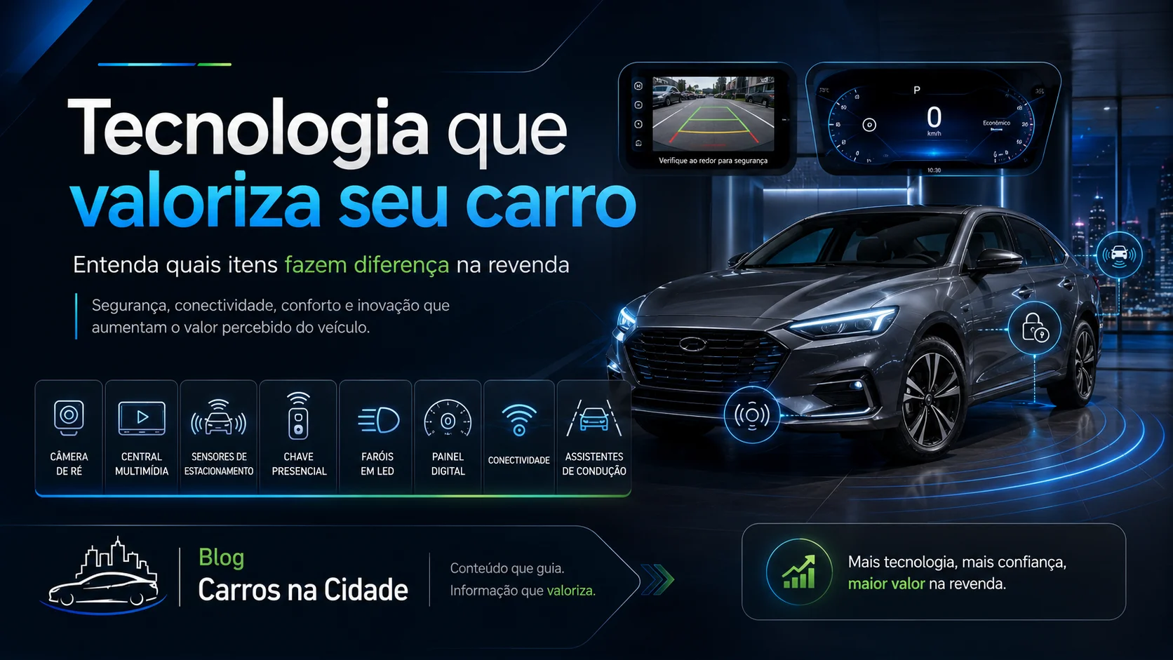Tecnologia que valoriza seu carro
